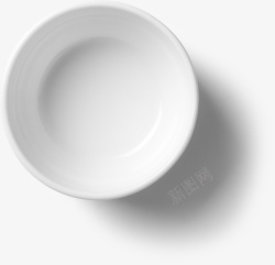 餐台用具白色的小盘子高清图片