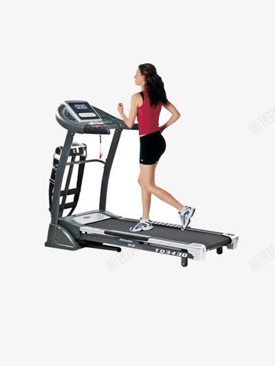 跑步机png免抠素材_新图网 https://ixintu.com 健康 健身房 女士健身 室内健身器材 运动
