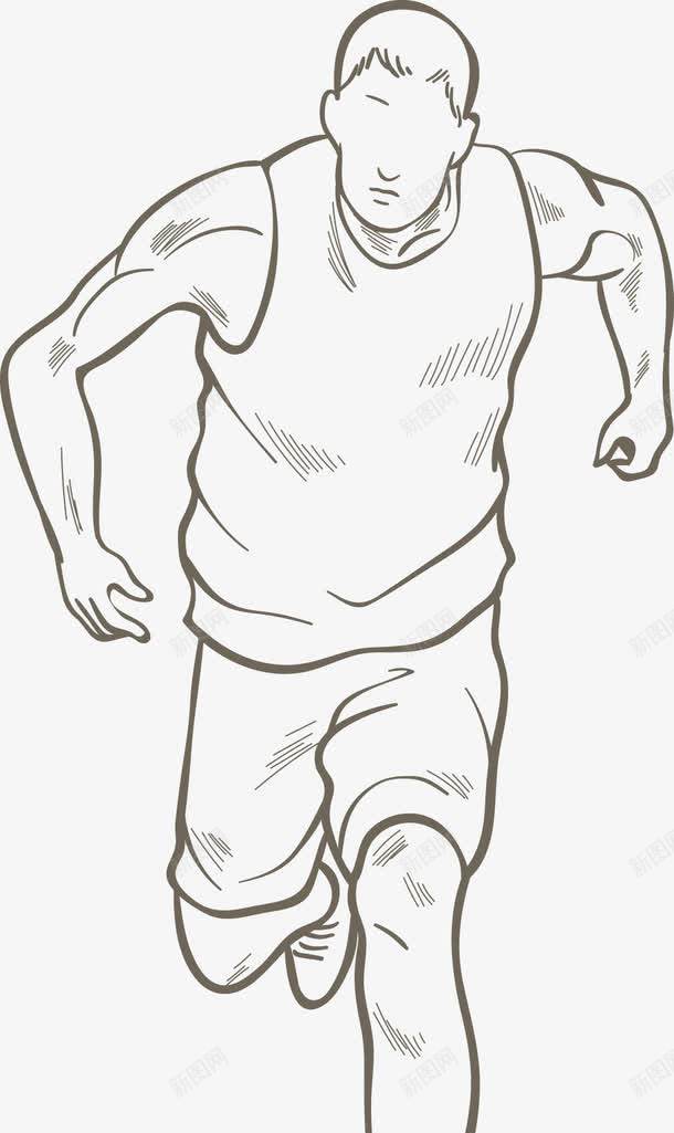 男人正面png免抠素材_新图网 https://ixintu.com 人物 卡通人物 卡通男人 奔跑 手绘男人 男人 男人人物 男人手绘 男人矢量 男孩 运动
