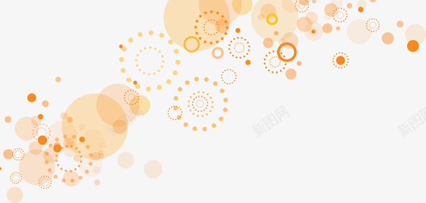 橙色潮流花纹png免抠素材_新图网 https://ixintu.com AI 卡通 圆点 手绘 橙色 潮流 线条 花纹
