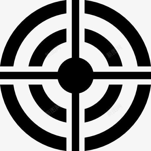 靶心目标符号图标png_新图网 https://ixintu.com 体育 射击 成功 目标 目的 瞄准准心