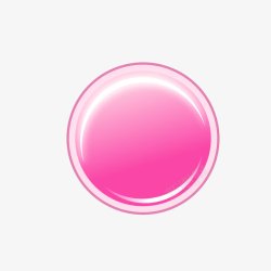 粉色按钮物体素材