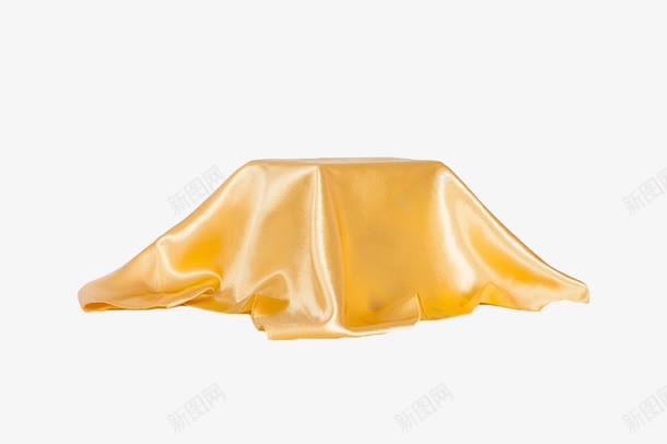 金色绸布遮盖台子png免抠素材_新图网 https://ixintu.com 丝绸 台子 布 布料 绸布 绸缎 遮盖 金色 金色绸缎