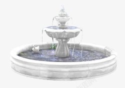 喷泉设计平面图圆形喷泉高清图片