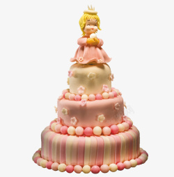 多层公主欧式产品实物公主蛋糕高清图片