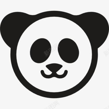 中国大熊猫图标图标