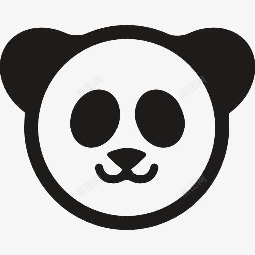 中国大熊猫图标png_新图网 https://ixintu.com 东方 亚洲 动物 动物园 熊 熊猫