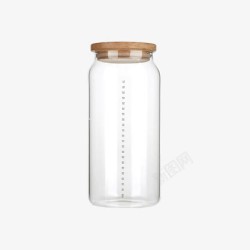 玻璃储物瓶日式玻璃储物罐高清图片