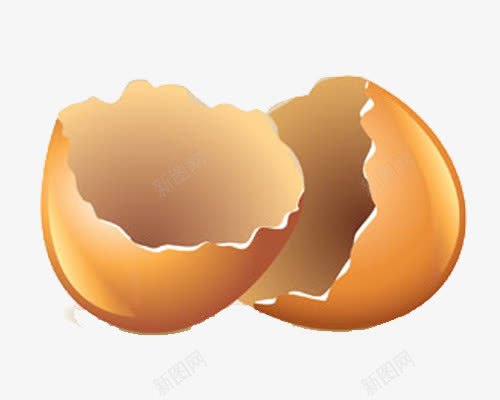 打碎的蛋壳png免抠素材_新图网 https://ixintu.com 卡通 手绘 食物 鸡蛋