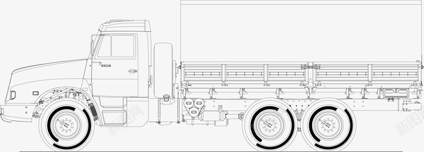 面包车线描卡车货车矢量图ai免抠素材_新图网 https://ixintu.com 商务汽车矢量 商务车辆 汽车 矢量卡车 矢量商务车 矢量货车 矢量面包车 线描 矢量图