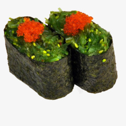 鱼肉蔬菜餐厅里的美食蔬菜寿司高清图片