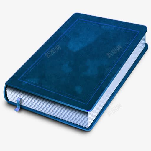 蓝色笔记本png免抠素材_新图网 https://ixintu.com 完美日记 手绘 日记本 本子 立体日记本 笔记本 绒布蓝色本子 记事本
