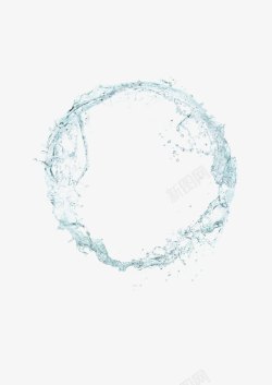 水形态圆形的水高清图片