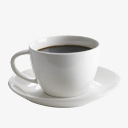冬日暖人热可可白色陶瓷咖啡杯素材