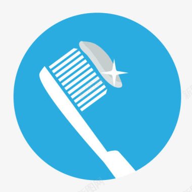牙科牙医齿牙刷牙膏无题牙蓝图标图标