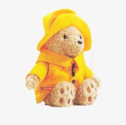 黄色风衣黄色风衣泰迪熊高清图片