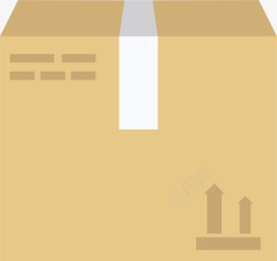 立方体箱子棕色的箱子矢量图高清图片