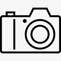 dslr电器相机数码相机数码单反相机回图标高清图片