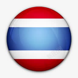 国旗对泰国世界标志图标图标