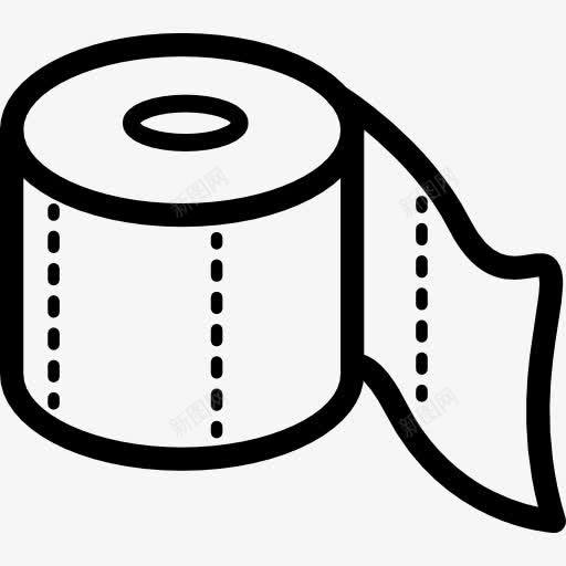 卷筒卫生纸的轮廓图标png_新图网 https://ixintu.com coucou 卷 厕所的卷纸 大纲 工具 工具和器具 纸 试卷