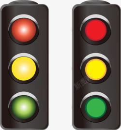 红绿灯路口标牌红绿灯高清图片