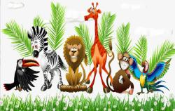 热带雨林之中热带雨林中的动物高清图片