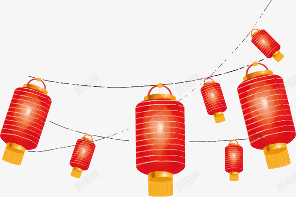 明亮的水彩红灯笼png图片免费下载 素材7xmueekeu 新图网 明亮的水彩红灯笼png图片免费下载 素材7xmueekeu 新图网