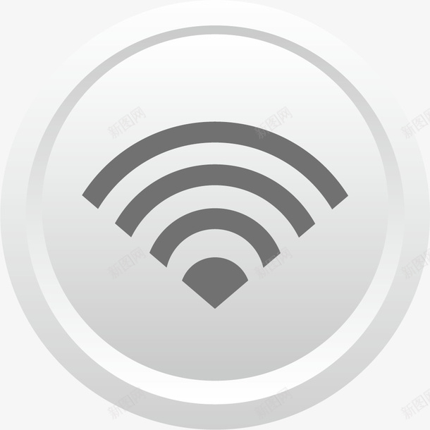圆形wifi3D信号栏png免抠素材_新图网 https://ixintu.com 3D信号栏 WIFI信号格 wifi信号 信号格 圆形 无线网信号 普通