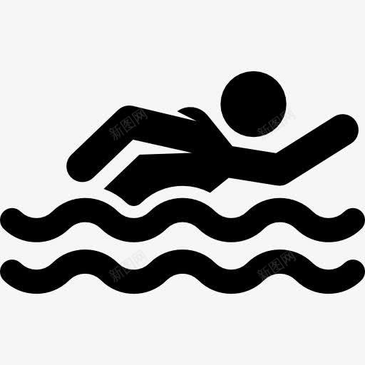 游泳图标png_新图网 https://ixintu.com humanpictos 人 夏天 水上运动 游泳 游泳池 运动