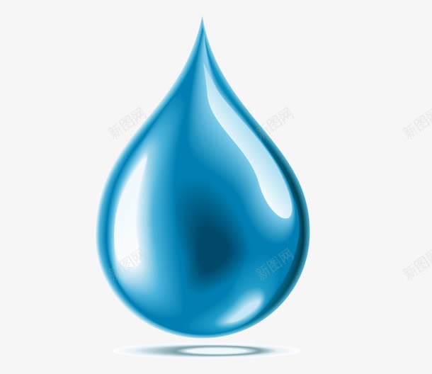水滴png免抠素材_新图网 https://ixintu.com 一滴水 精美水滴 蓝色水滴