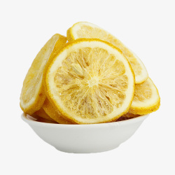 产品实物营养冻干柠檬片素材