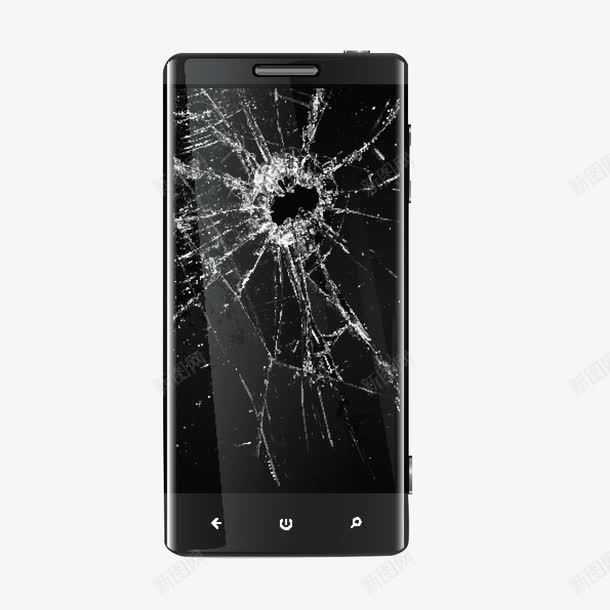 碎屏手机png免抠素材_新图网 https://ixintu.com 实物 屏幕裂开 手机 手机屏幕展示图 损坏的手机 智能手机 碎屏 裂痕特效 触屏手机