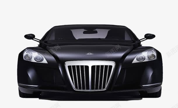 黑色轿车png免抠素材_新图网 https://ixintu.com 豪车 跑车 车头 高级车 高级轿车 黑色 鼠绘
