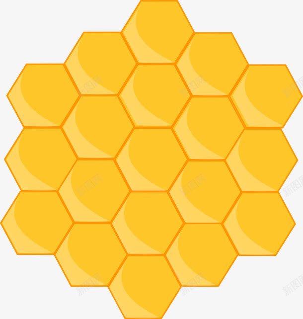 金灿灿蜂巢png免抠素材_新图网 https://ixintu.com 甜 蜂巢 蜂巢底纹 蜂蜜 蜜蜂