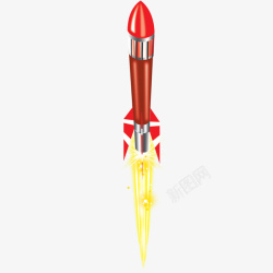 红色导弹红色导弹发射透明高清图片