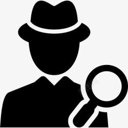 私人侦探搜索图标高清图片