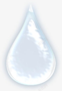 质感水滴白色水滴透明质感水滴高清图片