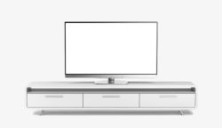 白色烤漆客厅电视柜手绘电视电视柜高清图片