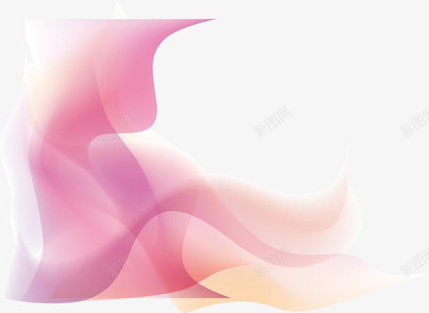 粉色丝绸png免抠素材_新图网 https://ixintu.com 丝绸 粉色 背景 装饰