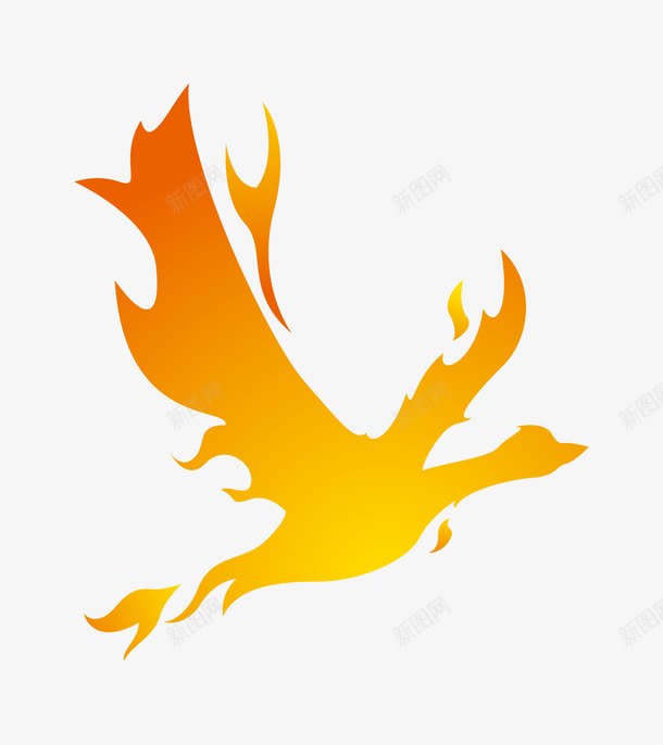 火凤凰图标png_新图网 https://ixintu.com logo 凤凰 动物 火凤凰
