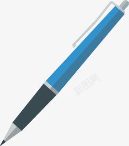 文具png免抠素材_新图网 https://ixintu.com 中性笔 圆珠笔 扁平 手绘
