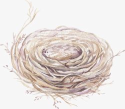 编织图案鸟巢高清图片