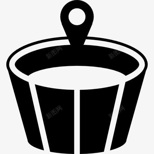 温泉的木碗水图标png_新图网 https://ixintu.com 工具 工具和器具 放松 木材 水 水疗 液体 碗