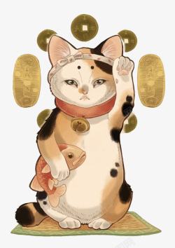 和风招财猫招财猫高清图片