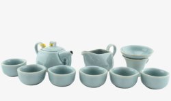 多人整套茶具整套超薄玲珑功夫陶瓷茶具套装茶高清图片