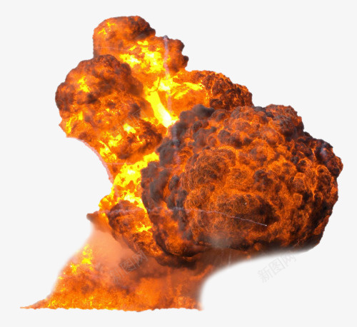 大型爆炸效果png免抠素材_新图网 https://ixintu.com 火光 烟雾 爆炸 爆破