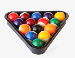 彩色桌球素材