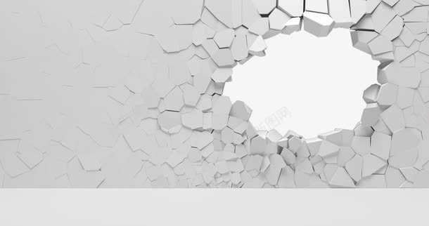 墙面破坏png免抠素材_新图网 https://ixintu.com 墙体效果 墙壁裂痕 墙面破洞 洞口 灰色 石墙