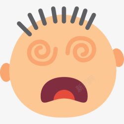 头晕恶心乏力淡淡的图标高清图片