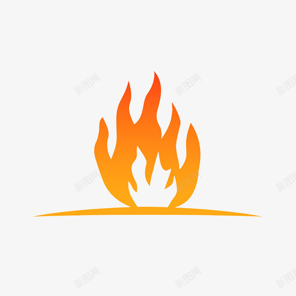 卡通火热的火焰标识图标png_新图网 https://ixintu.com 火烈的 火热图标 火热的火焰 火焰的 炎热的 炽热的 红色的火焰